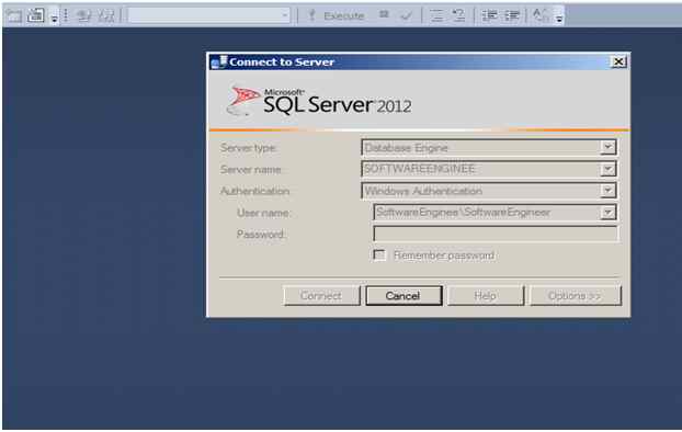 Connect to your SQL server